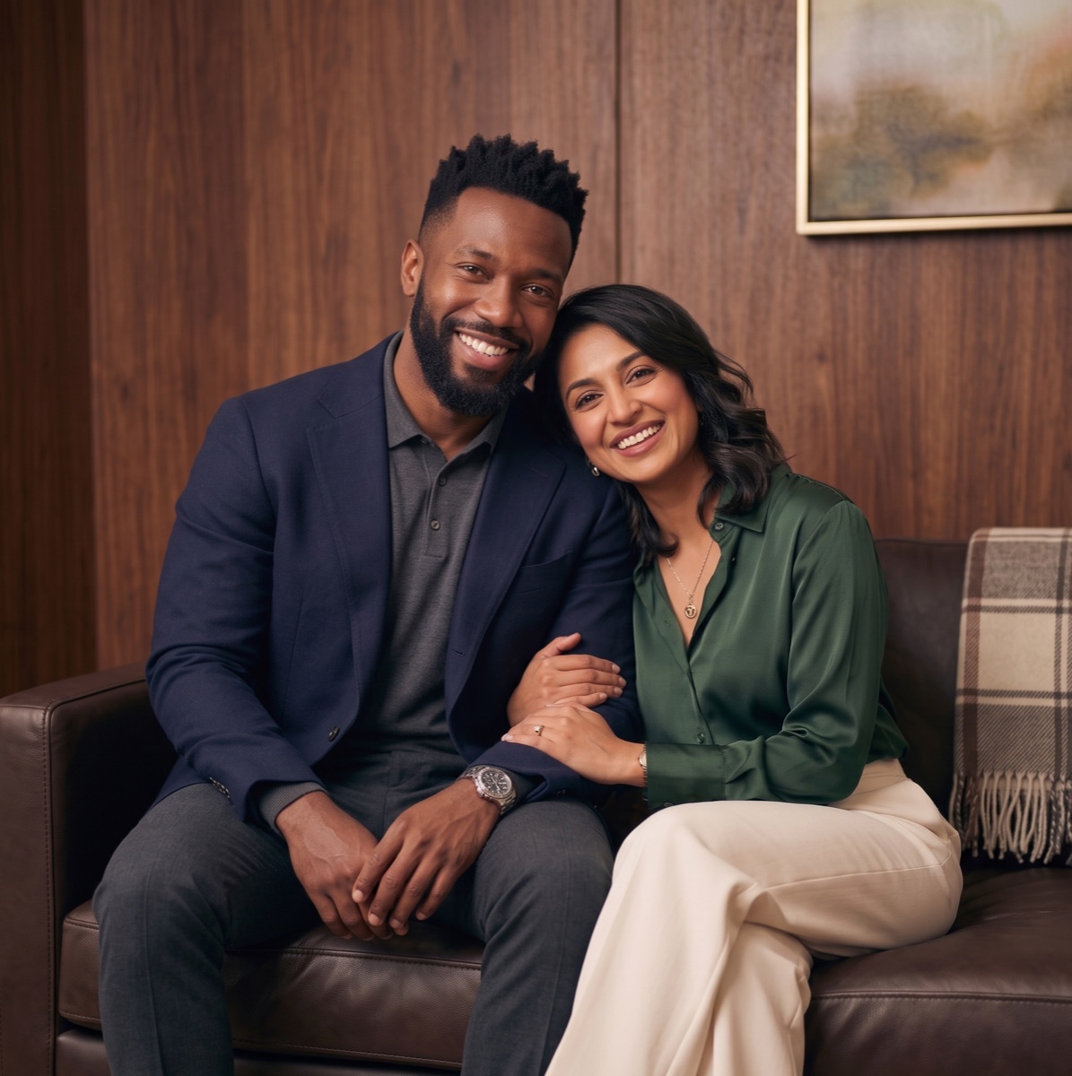 An individual or couple planning their financial future together